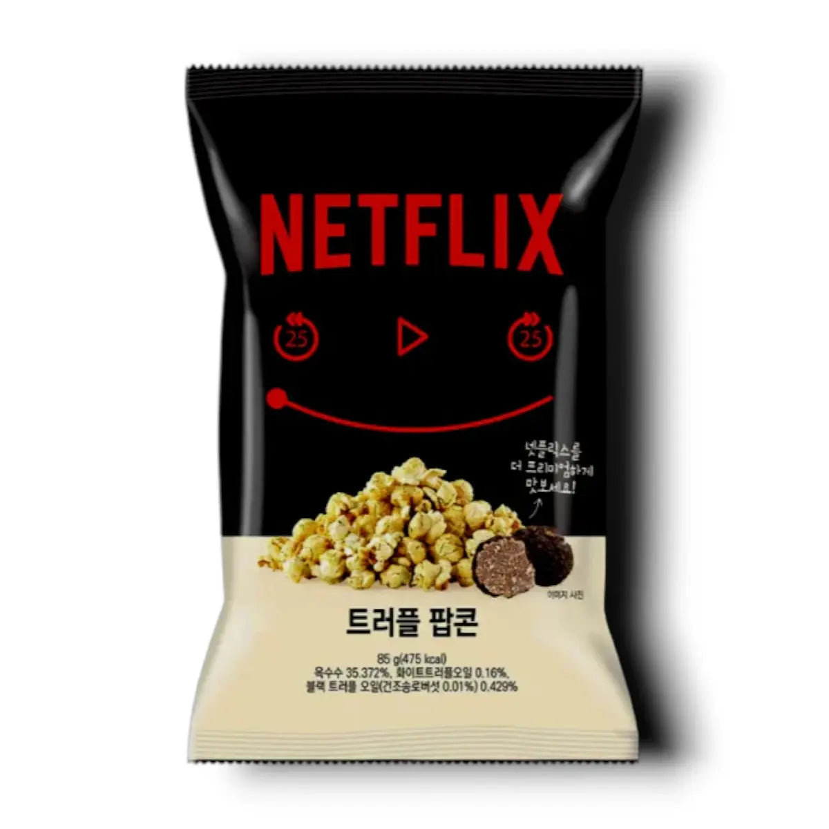 Popcorn Netflix saveur truffe