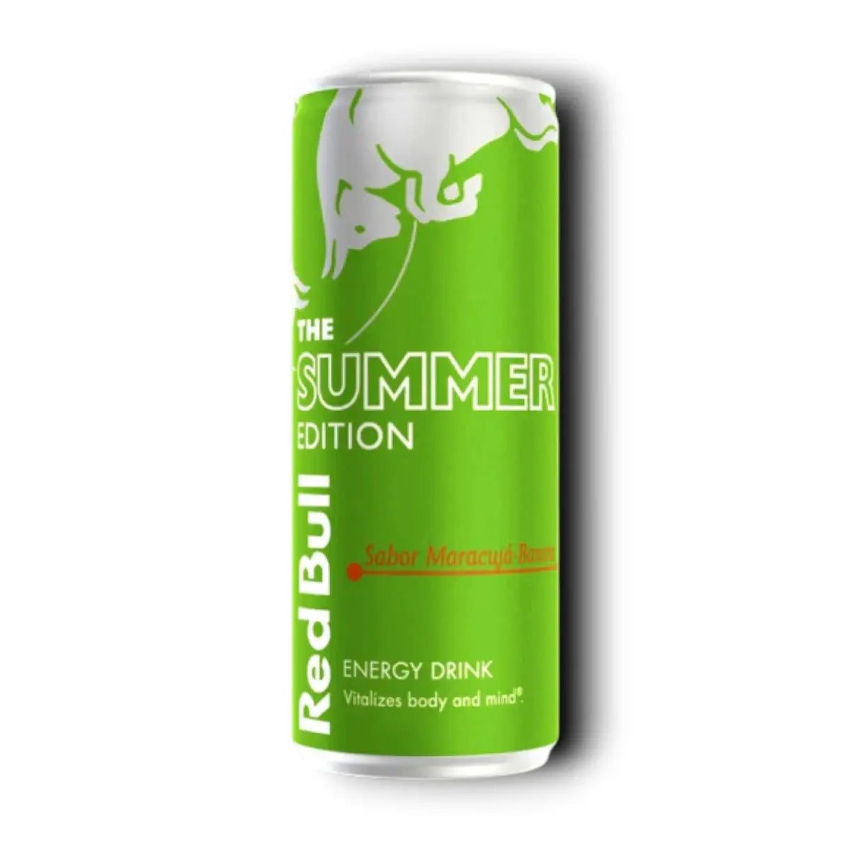 Canette Red Bull Summer Edition saveur banane maracuja