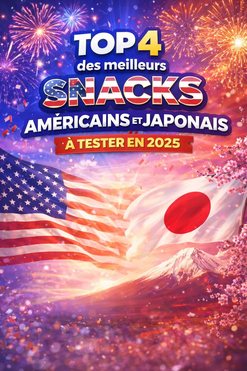 Top 4 des meilleurs snacks américains et japonais à tester en 2025