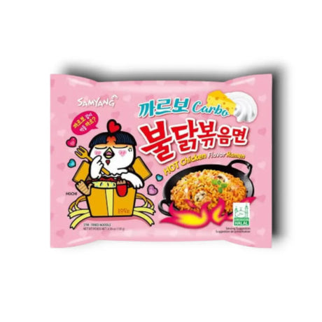 Nouilles Buldak Carbonara Rose