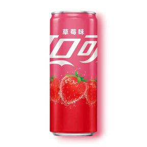 Canette Coca-Cola Strawberry version Chine