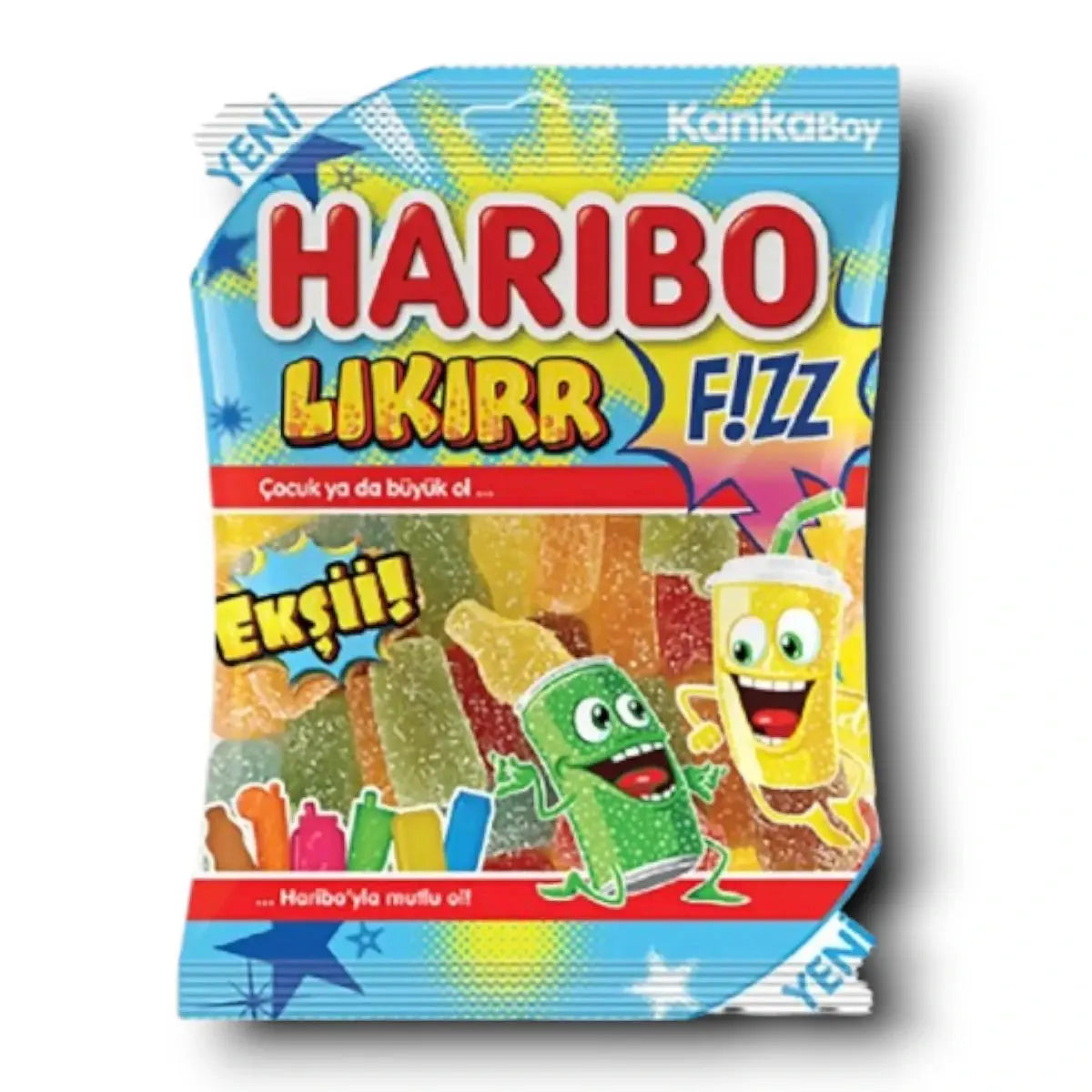 Bonbons Haribo Fizz Sour acidulés