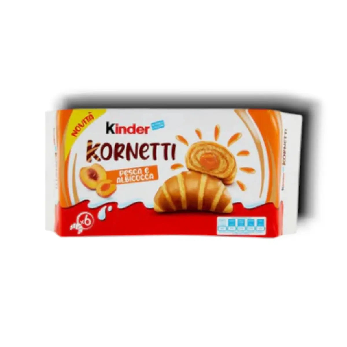 Brioche Kinder Kornetti pêche et abricot