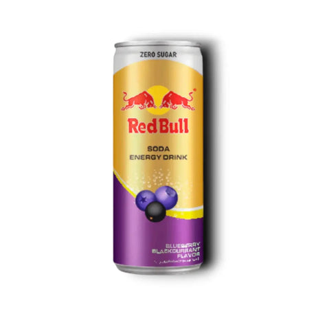 Canette Red Bull Energy saveur myrtille et cassis