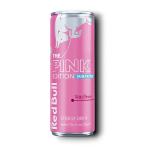 Canette Red Bull The Pink Edition saveur waldbeere