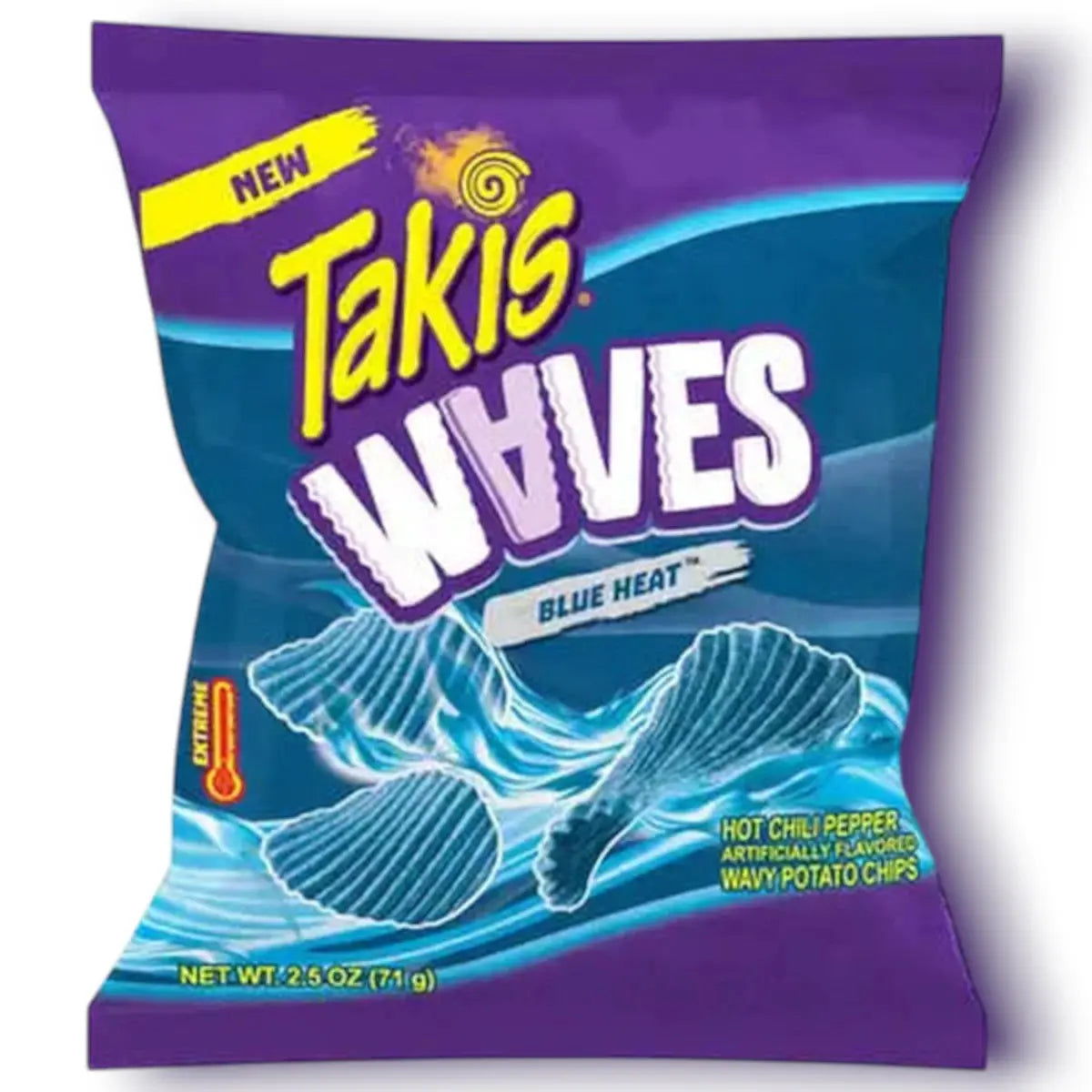 Chips Takis Waves Blue Heat