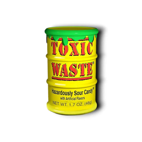 Bonbons Toxic Waste Yellow Sour Candy Drum